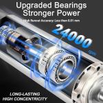 RATTMMOTOR 2.2KW Air-Cooled CNC Spindle Motor Kit