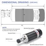 Daedalus 500W Brushless CNC Spindle Motor Kit