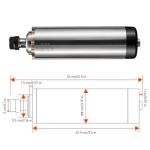 QNK 2.2KW Air Cooled CNC Spindle Motor 24000RPM