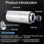 RATTMMOTOR 2.2KW Air Cooled CNC Spindle Motor