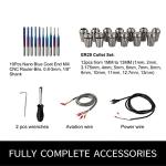 220V 3KW Air Cooled CNC Spindle Motor Kit