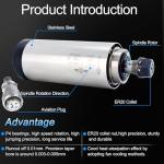 RATTMMOTOR 2.2KW Air Cooled CNC Spindle Motor