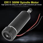 500W High-Speed CNC Spindle Motor ER11 12000 RPM