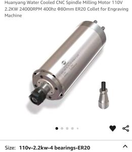 Huanyang Water Cooled CNC Spindle Motor 2.2KW