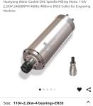 Huanyang Water Cooled CNC Spindle Motor 2.2KW