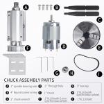 Multi-Function 3 Jaw Lathe Chuck Spindle Assembly