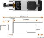 3KW Air Cooled CNC Spindle Motor for Router