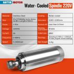 2.2KW Water Cooled CNC Spindle Motor ER20