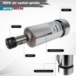 400W CNC Air Cooled Spindle Motor ER16 12000RPM
