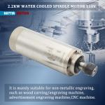 2.2KW Water Cooled CNC Spindle Motor ER20