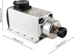 4KW 220V Air Cooled CNC Spindle Motor Kit