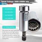 400W CNC Air Cooled Spindle Motor ER16 12000RPM