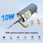 10W Laser Module with Air Assist for CNC