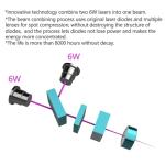 HUAHENGCHI 12000mW Laser Engraver Module with Air Assist