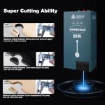 80W Laser Module with Air Assist for CNC Engraving