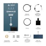 80W Laser Module with Air Assist for CNC Engraving