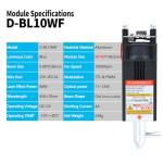 HUAHENGCHI 12000mW Laser Engraver Module with Air Assist