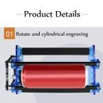 CNC Laser Engraver with 360° Rotary Roller