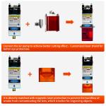 80W Blue Laser Module with Air Assist for CNC