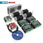 4 Axis Nema23 Stepper Motor CNC Kit