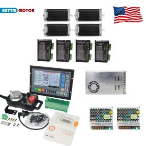 4 Axis Nema23 Stepper Motor CNC Controller Kit