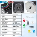 4 Axis Nema23 Stepper Motor CNC Controller Kit