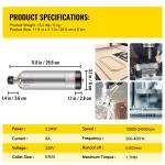 2.2KW Air Cooled CNC Spindle Motor 80MM