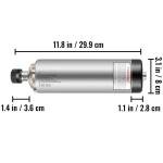 2.2KW Air Cooled CNC Spindle Motor 80MM