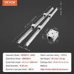 VEVOR SBR20 Linear Rail and Slide Block Kit