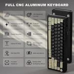 YUNZII AL66 Wireless Mechanical Keyboard with Knob Control