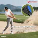 Gowolf 69 Degree Right-Hand Golf Wedge - Black