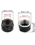 QWORK ER20 A Collet Clamping Nuts for CNC