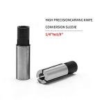 Vkinman 1/4" to 1/8" Collet Adapter Set