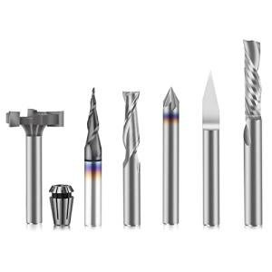 FoxAlien 1/4" Shank CNC Router Bit Kit