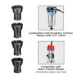 Genmitsu 4-Piece Router Collet Kit for CNC
