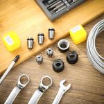 Shimeyao 9-Piece ER11 Spring Collet Nut Set