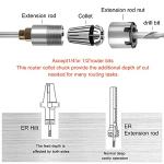 1/4 Inch Router Bit Extension Collet Adapter