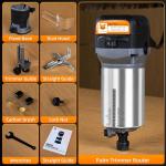 FoxAlien 1HP Compact Palm Router for CNC Woodworking