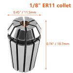Qjaiune ER11 Collet 2 Pack for CNC Tools