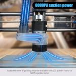 CNC Vacuum Cleaner with Dust Shoe for Milling