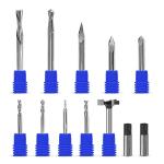 Essential 9-Piece CNC Router Bit Set