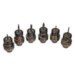 6 HSK63F Tool Holders with ER32 Collets and End Mills