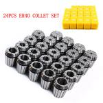ER40 Collet Set - 24pcs, 3mm to 26mm