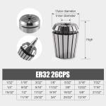 Versatile Spring Collet Set for CNC Machines