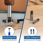 Essential 9-Piece CNC Router Bit Set