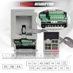 2.2KW VFD Inverter for CNC Spindle Motor