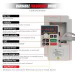 2.2KW VFD Inverter for CNC Spindle Motor