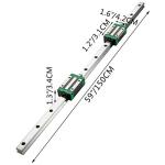 BestEquip HGR20 Linear Guide Rail & RM1605 Ballscrew Set