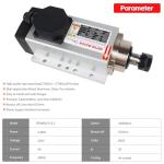 RATTMMOTOR 2.2KW Air-Cooled CNC Spindle Motor Kit