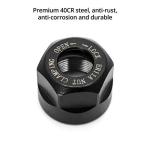 QWORK ER11 A Collet Nuts for CNC Machines, 4 Pack